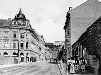 Ugao Gunduličeve i Marofske ulice (Šufflajeva od 1941., Masarykova od 1946.) 1902. godine